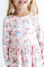Christmas Magic L/S Pocket Twirl Dress by Mila & Rose ®