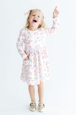 Christmas Magic L/S Pocket Twirl Dress by Mila & Rose ®