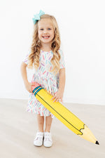 Color Crayons S/S Pocket Twirl Dress by Mila & Rose ® at Everetts Place