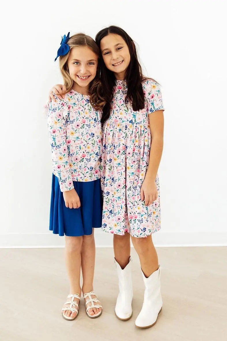 Morning Meadows L/S Ruffle Tee Mila & Rose ® 