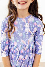 Polyester Spandex Twirl Dress - Beautiful Bunnies by Mila & Rose ®