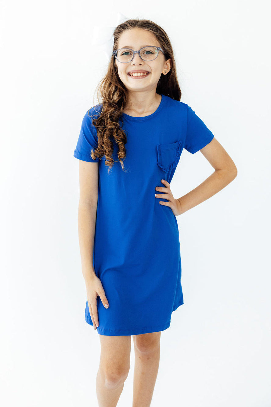 Royal Blue T-Shirt Dress by Mila & Rose ®
