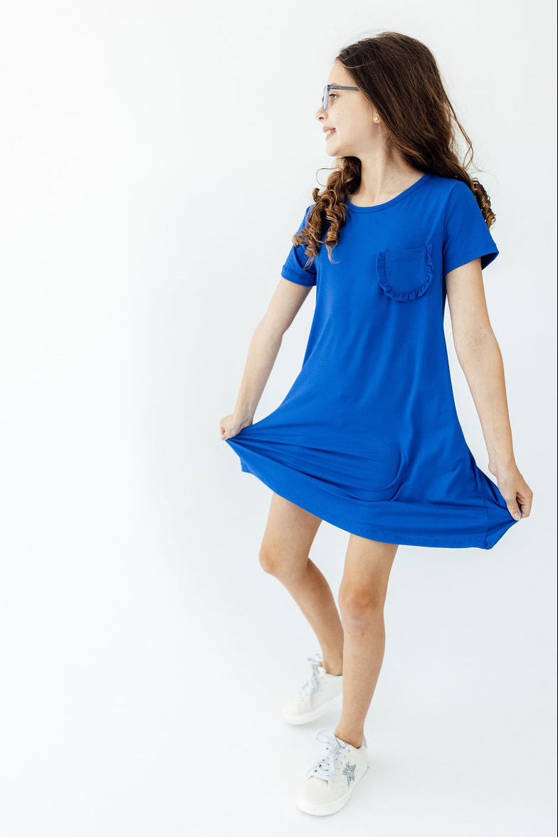 Royal Blue T-Shirt Dress by Mila & Rose ®