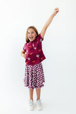 Virginia Tech Plaid Hokie Ruffle Twirl Skort by Mila & Rose ®