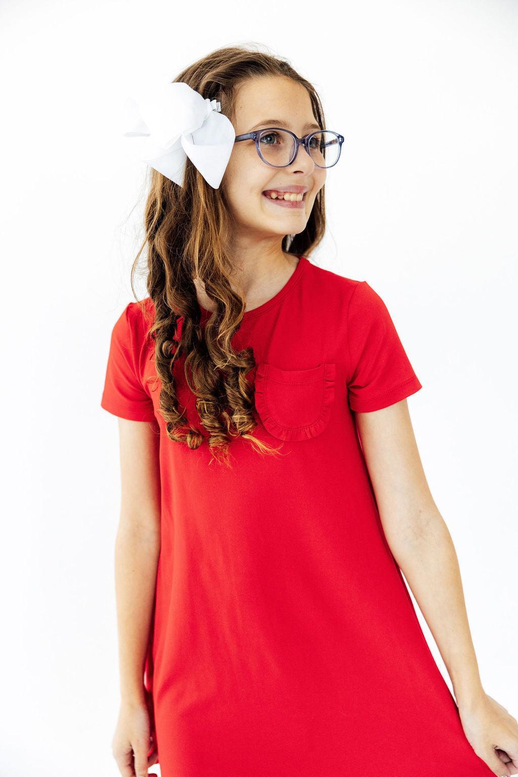 Red T-Shirt Dress by Mila & Rose ®