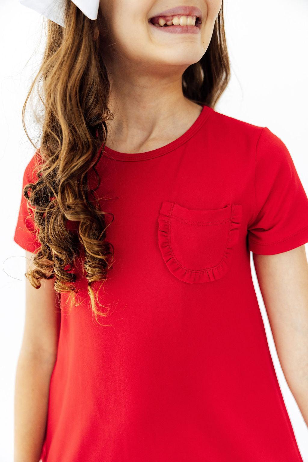 Red T-Shirt Dress by Mila & Rose ®