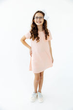 Peach T-Shirt Dress by Mila & Rose ®