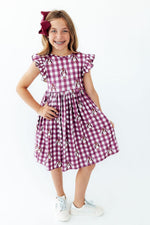 Virginia Tech Plaid Hokie Flutter Twirl Dress by Mila & Rose ®