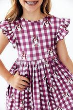 Virginia Tech Plaid Hokie Flutter Twirl Dress by Mila & Rose ®