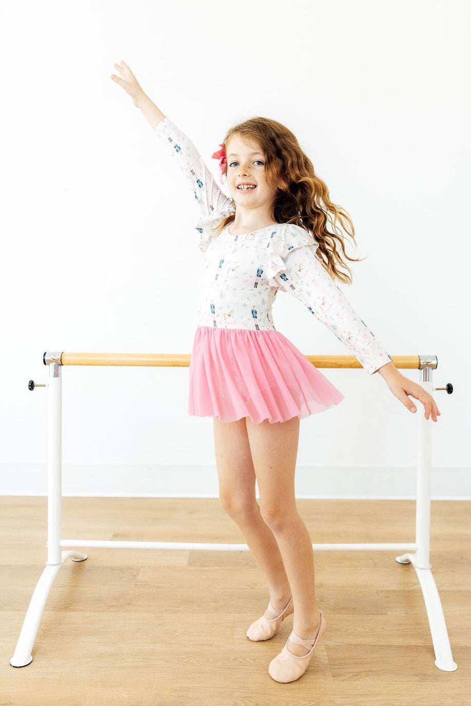 Twirl into Christmas L/S Twirl Leotard by Mila & Rose ®