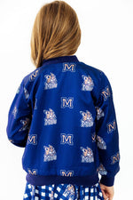 Montana State University Blue Bobcat Satin Jacket by Mila & Rose ®