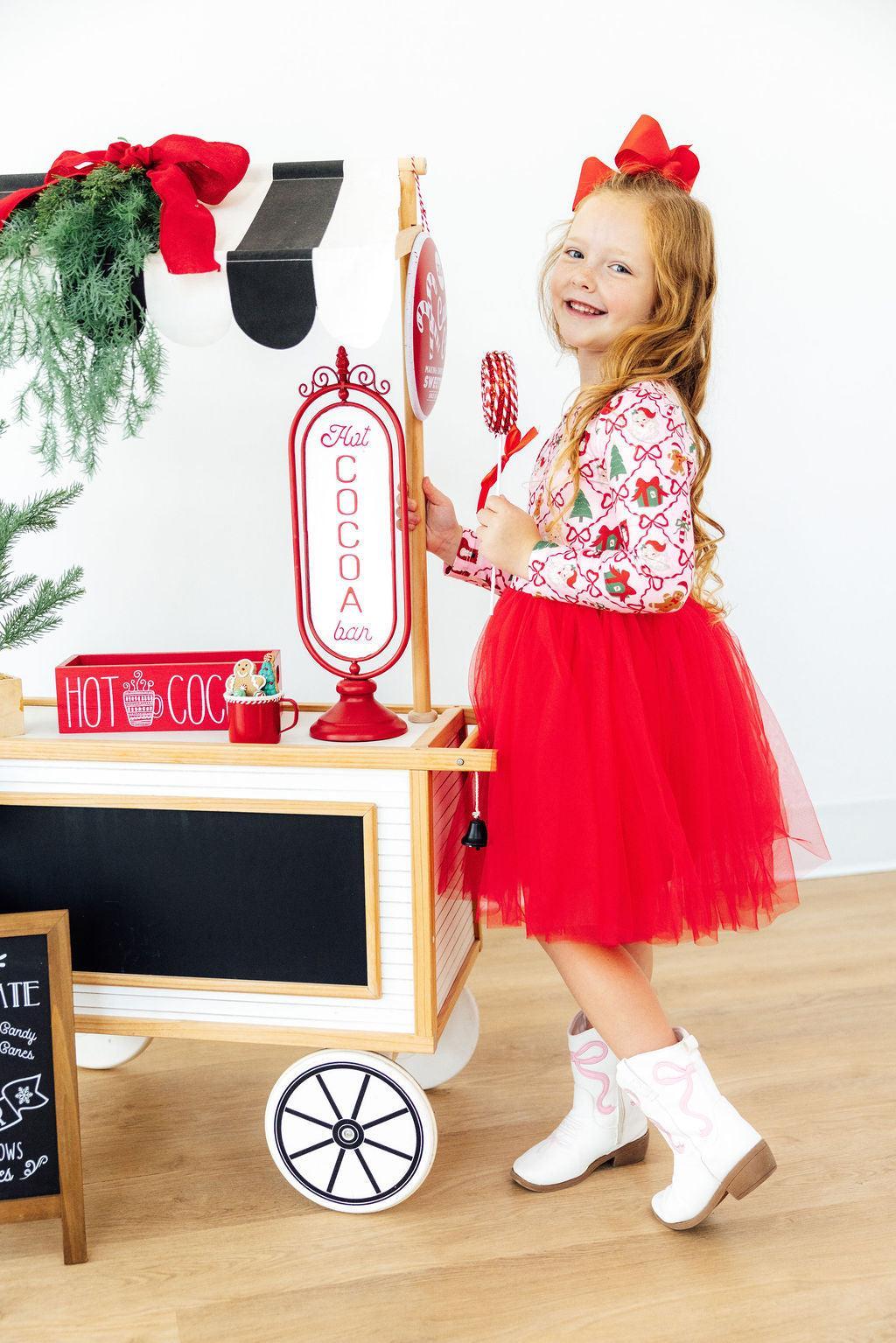 Deck the Halls L/S Tutu Dress by Mila & Rose ®