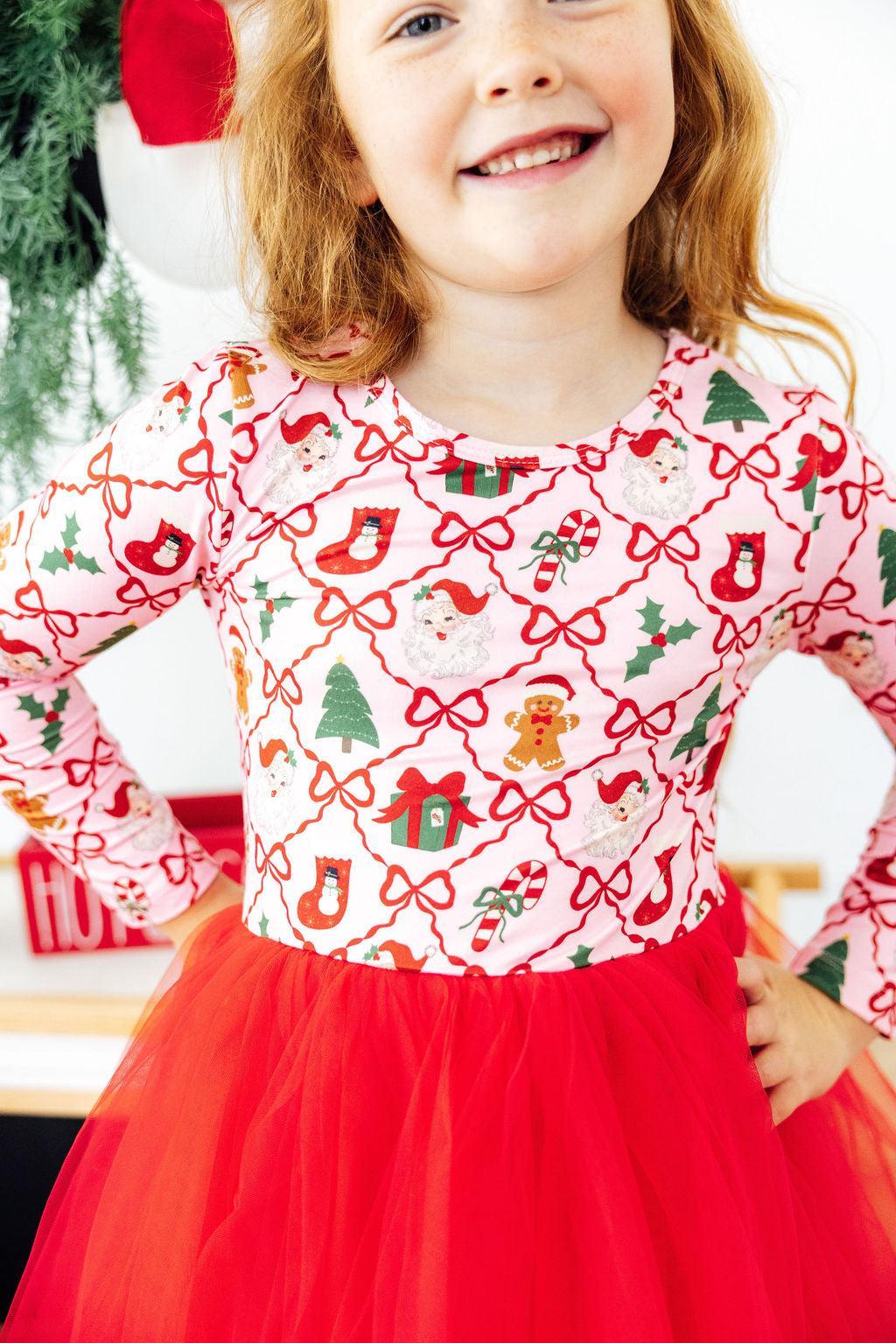 Deck the Halls L/S Tutu Dress by Mila & Rose ®