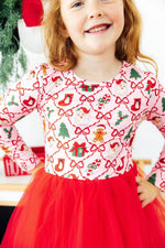 Deck the Halls L/S Tutu Dress by Mila & Rose ®