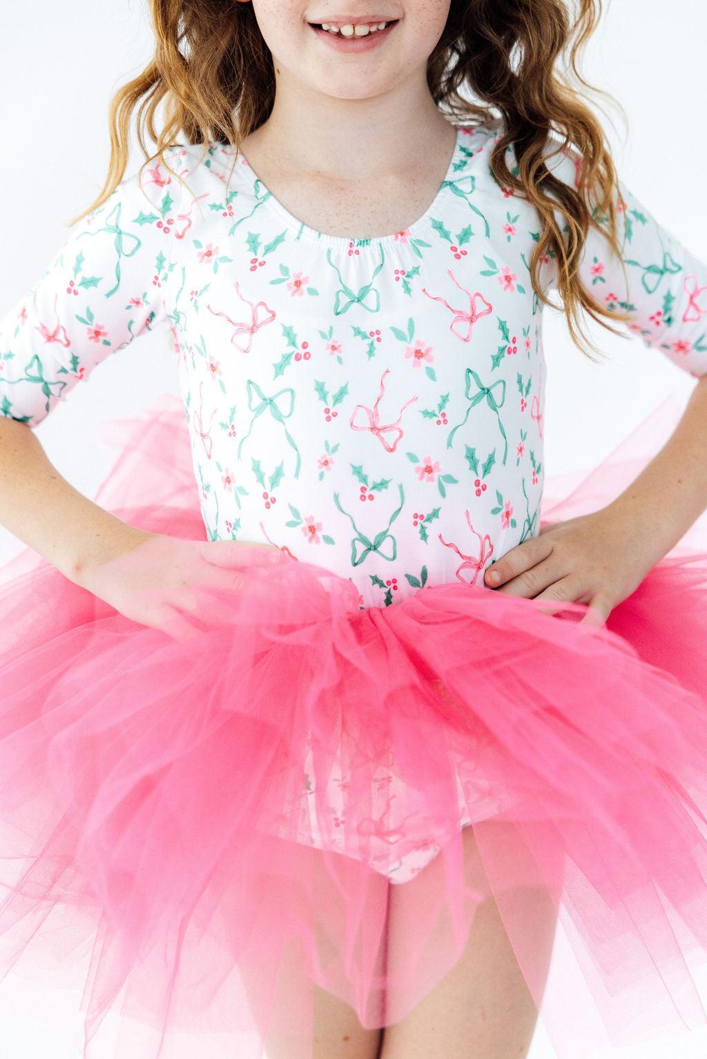 Bows & Mistletoe 3/4 Tutu Leotard by Mila & Rose ®