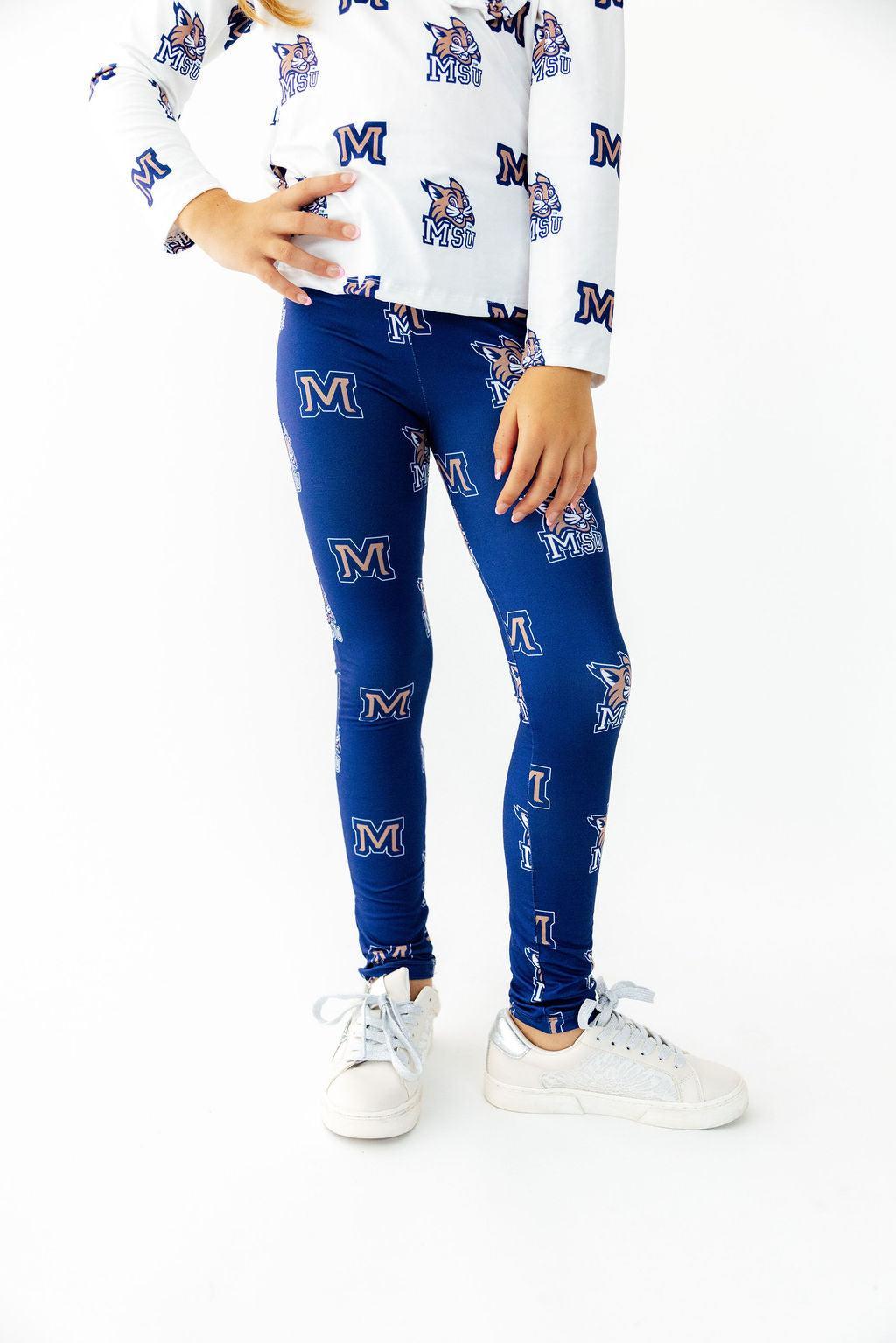 Montana State University Blue Bobcat Leggings by Mila & Rose ®