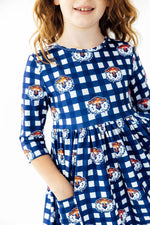 Polyester Blend Twirl Dress - Plaid by Mila & Rose ® (view 2 of 6)