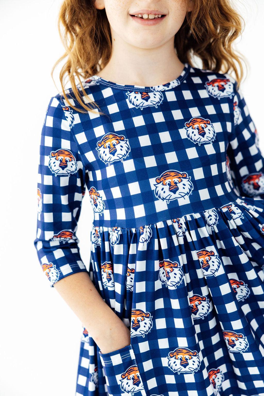 Polyester Blend Twirl Dress - Plaid by Mila & Rose ® (view 2 of 6)