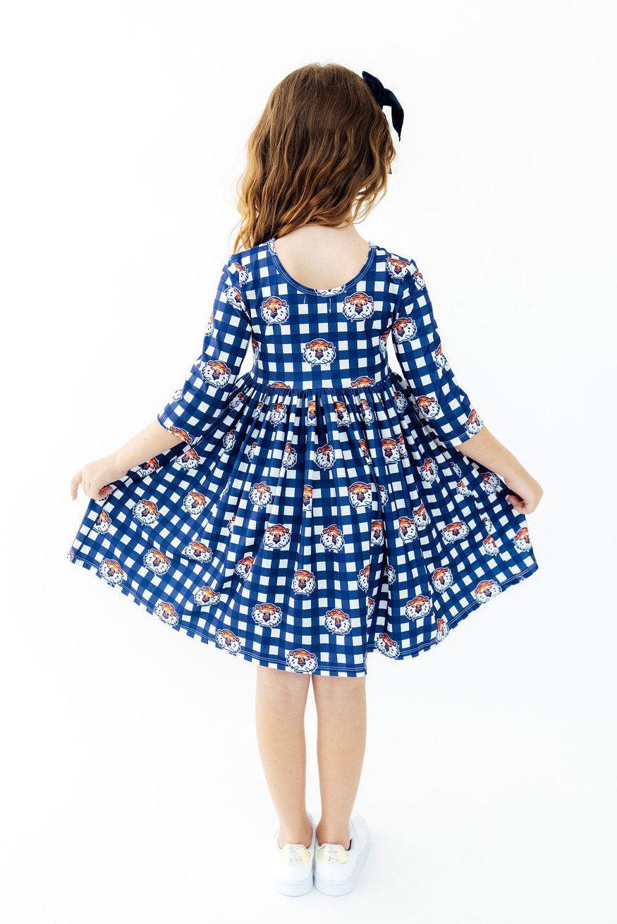 Polyester Blend Twirl Dress - Plaid by Mila & Rose ® (view 3 of 6)