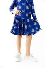 Montana State University Blue Bobcat Ruffle Twirl Skort by Mila & Rose ®