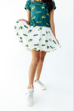 North Dakota State University White Bison Ruffle Twirl Skort by Mila & Rose ®