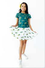 North Dakota State University White Bison Ruffle Twirl Skort by Mila & Rose ®