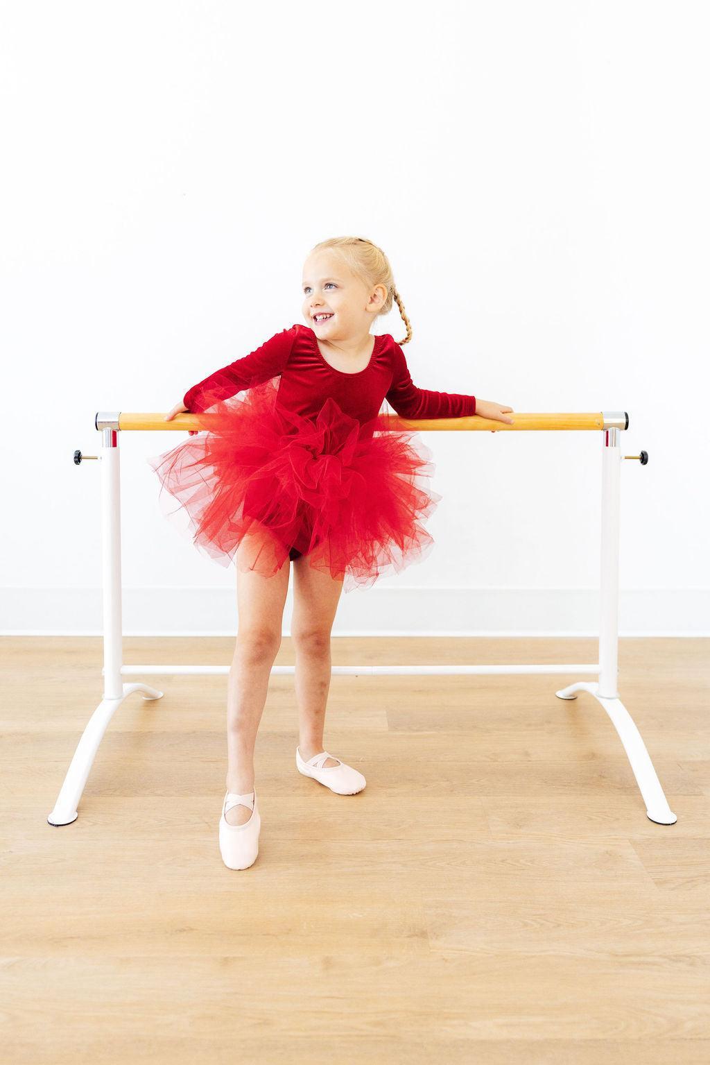 Red Velvet L/S Tutu Leotard by Mila & Rose ®