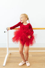 Red Velvet L/S Tutu Leotard by Mila & Rose ®