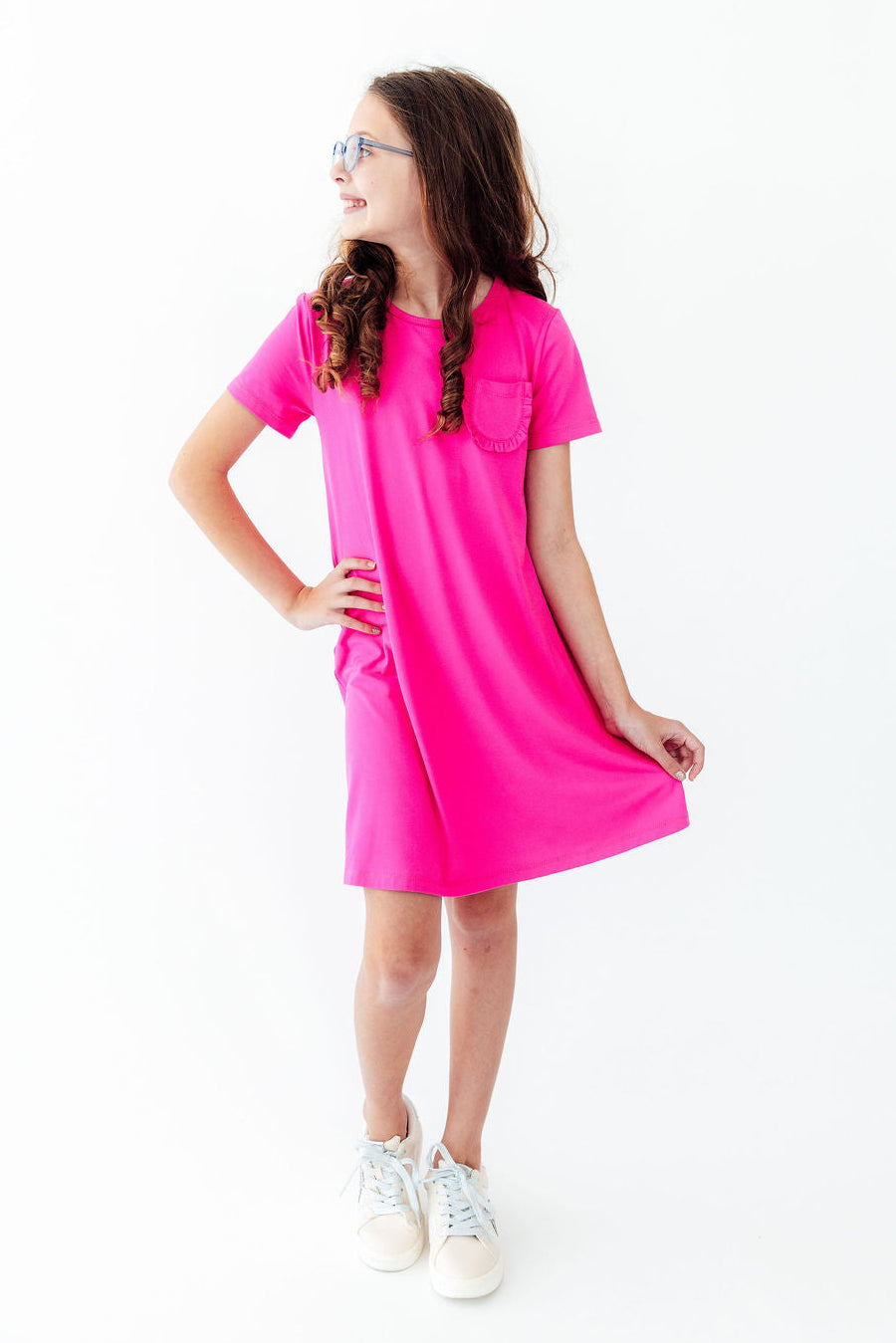 Hot Pink T-Shirt Dress by Mila & Rose ®