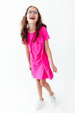 Hot Pink T-Shirt Dress by Mila & Rose ®