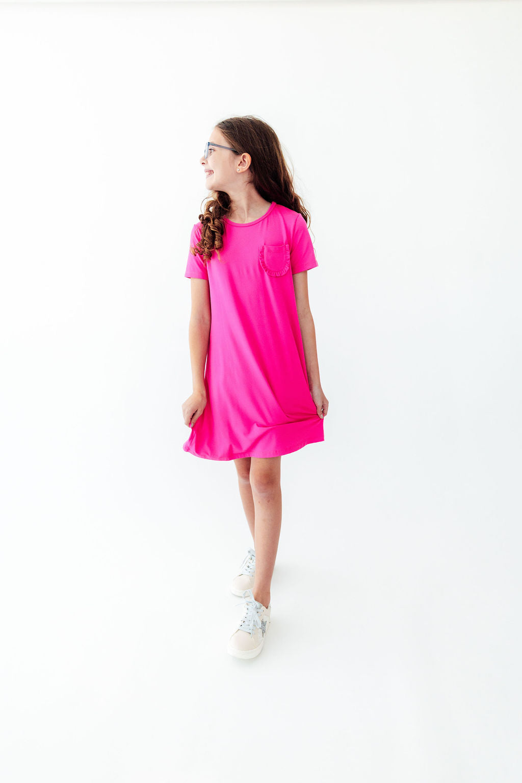 Hot Pink T-Shirt Dress by Mila & Rose ®