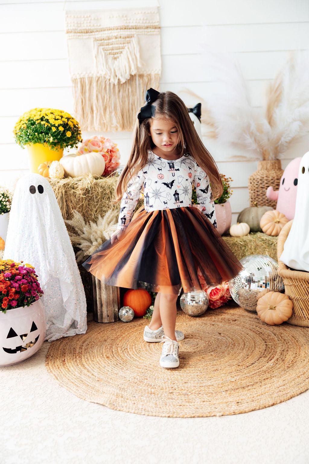 Polyester Spandex Tutu Dress L/S - Halloween by Mila & Rose ®