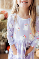 Feeling Fa-boo-lous 3/4 Sleeve Pocket Twirl Dress by Mila & Rose ®
