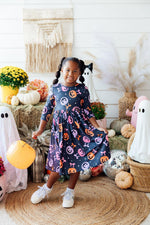 Sweet Tooth 3/4 Sleeve Pocket Twirl Dress by Mila & Rose ®