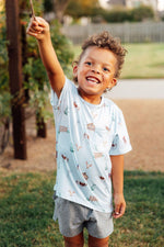 Ranch Hand Polyester Spandex Pocket Tee by Mila & Rose ®