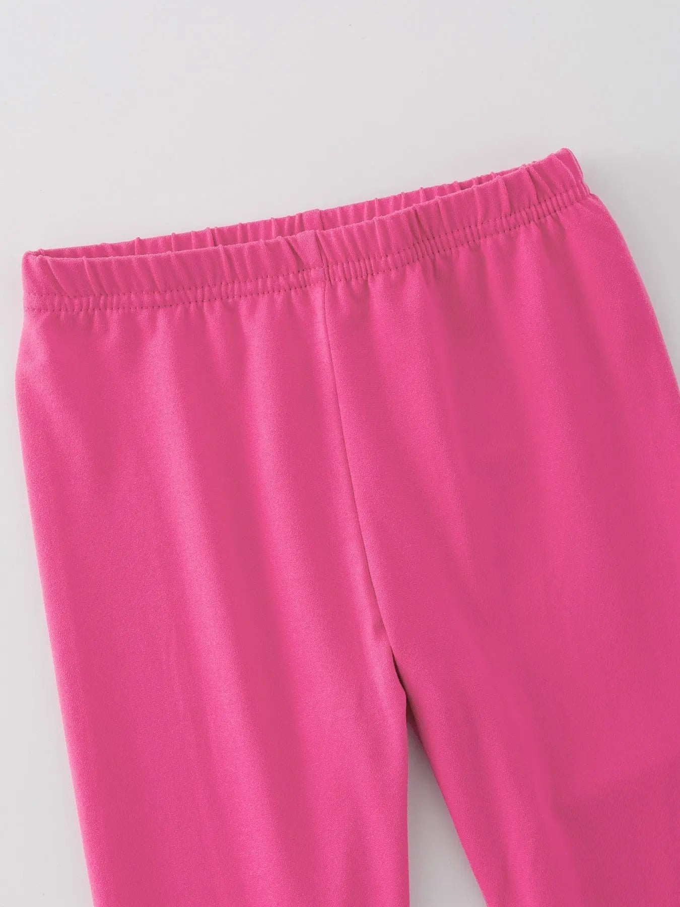 Rylee Faith Designs Milk Silk Ruffled Hot Pink Icing Legging - 