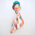 Honey Lemonade Mini Minky Blanket Hot Air Balloon - 