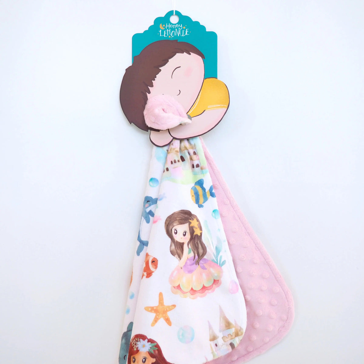 Honey Lemonade Mini Minky Blanket Mermaids - 