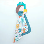 Honey Lemonade Mini Minky Blanket Monster Party - 
