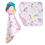 Honey Lemonade Mini Minky Blanket Unicorns - 