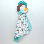 Honey Lemonade Mini Minky Bunnies Blanket for Toddlers Perfect for On - the - Go Comfort - 