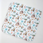 Honey Lemonade Mini Minky Bunnies Blanket for Toddlers Perfect for On - the - Go Comfort - 
