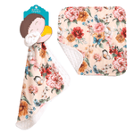 Honey Lemonade Mini Minky Royal Garden Premium Fabric for Crafting Toddler Blankets - 