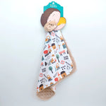 Honey Lemonade Mini Minky Toddler Blanket with Lightweight Design for Creative Kids - 