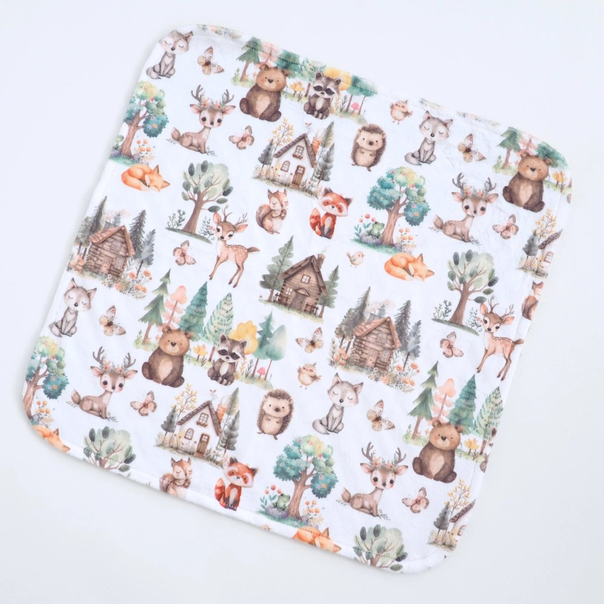 Honey Lemonade Mini Minky Toddler Blanket with Lightweight Design for On - the - Go Comfort - 
