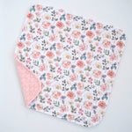 Honey Lemonade Mini Minky Toddler Blanket with Soft Texture for Cozy Adventures - 