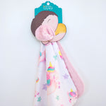 Honey Lemonade Mini Minky Unicorn Toddler Blanket with Portable Design for Cozy Comfort - Baby & Toddler Mini Minky