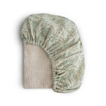 Mushie Mini Muslin Crib Sheet 100 Percent Cotton Extra Soft Breathable Fabric - 