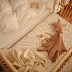 Mushie Mini Muslin Crib Sheet 100 Percent Cotton Extra Soft Breathable Fabric - 