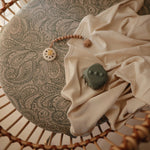 Mushie Mini Muslin Crib Sheet 100 Percent Cotton Extra Soft Breathable Fabric - 